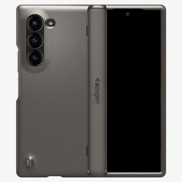 Spigen Samsung Galaxy Z Fold 6 Suojakuori Slim Armor Pro Gunmetal