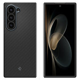 Spigen Samsung Galaxy Z Fold 6 Air Skin Aramid -suojakuori, musta