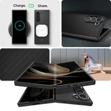 Spigen Samsung Galaxy Z Fold 6 Air Skin Aramid -suojakuori, musta