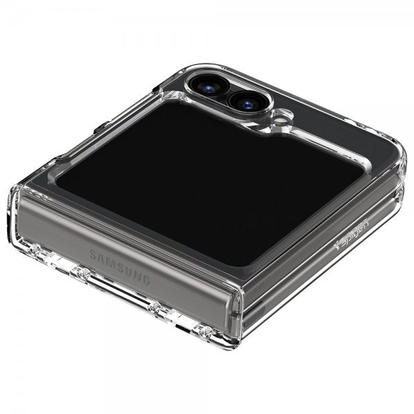 Spigen Samsung Galaxy Z Flip 6/Flip 7 FE Ultra Hybrid Pro Crystal Clear -suojakuori