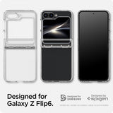Spigen Samsung Galaxy Z Flip 6/Flip 7 FE Ultra Hybrid Pro Crystal Clear -suojakuori