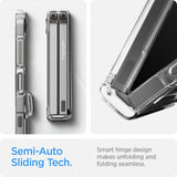 Spigen Samsung Galaxy Z Flip 6/Flip 7 FE Ultra Hybrid Pro Crystal Clear -suojakuori