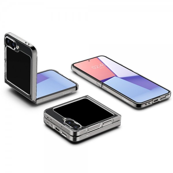 Spigen Samsung Galaxy Z Flip 6/Flip 7 FE Air Skin Crystal Clear -suojakuori