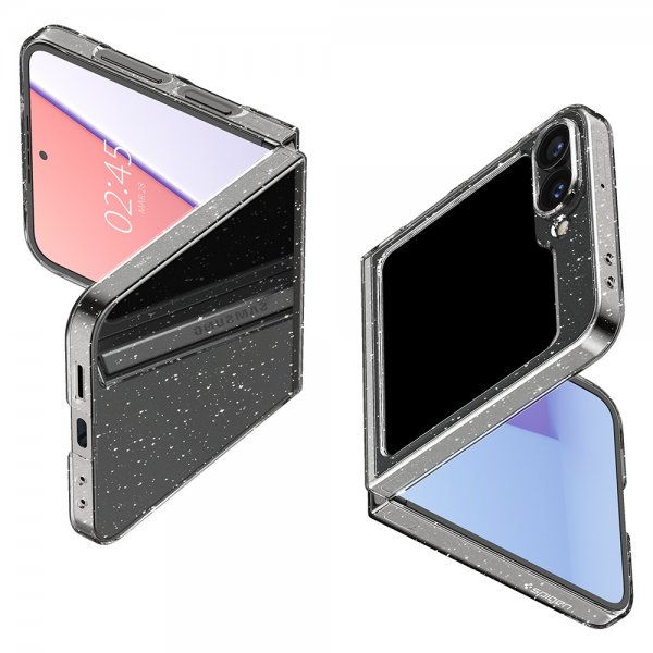 Spigen Samsung Galaxy Z Flip 6/Flip 7 FE Air Skin Glitter Crystal Quartz -kuori