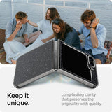 Spigen Samsung Galaxy Z Flip 6/Flip 7 FE Air Skin Glitter Crystal Quartz -kuori