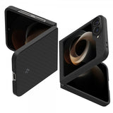 Spigen Samsung Galaxy Z Flip 6/Flip 7 FE Air Skin Aramid -suojakuori, musta