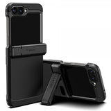 Spigen Samsung Galaxy Z Flip 6/Flip 7 FE suojakuori Tough Armor Pro, musta