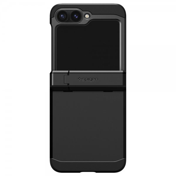 Spigen Samsung Galaxy Z Flip 6/Flip 7 FE suojakuori Tough Armor Pro, musta