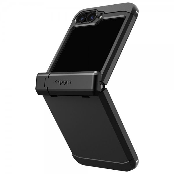 Spigen Samsung Galaxy Z Flip 6/Flip 7 FE suojakuori Tough Armor Pro, musta