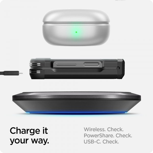 Spigen Samsung Galaxy Z Flip 6/Flip 7 FE suojakuori Tough Armor Pro, musta