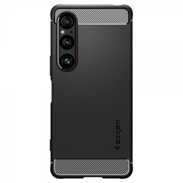 Spigen Sony Xperia 1 VI -kuori Rugged Armor Matte Black