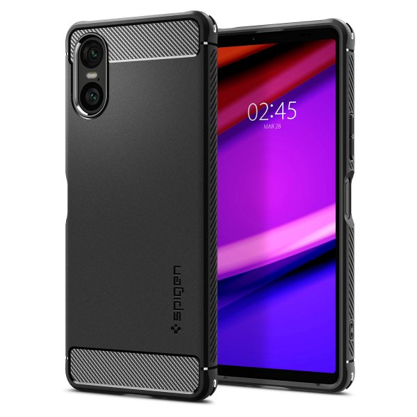 Spigen Sony Xperia 5 VI Kuori Rugged Armor Mattamusta