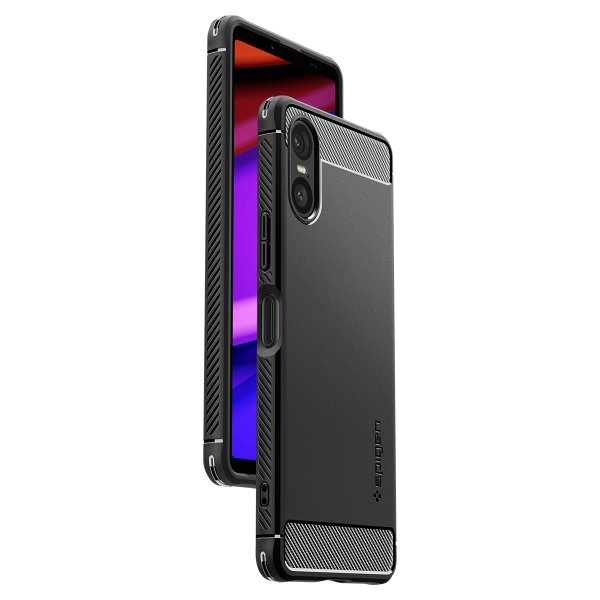 Spigen Sony Xperia 5 VI Kuori Rugged Armor Mattamusta