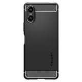 Spigen Sony Xperia 10 VI -kuori, Rugged Armor, mattamusta
