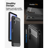 Spigen Sony Xperia 10 VI -kuori, Rugged Armor, mattamusta