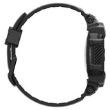 Spigen Samsung Galaxy Watch 7 40mm Ranneke ja Suojakuori Rugged Armor Pro Matte Black