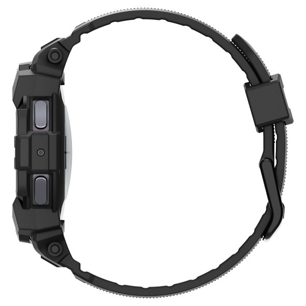 Spigen Samsung Galaxy Watch 7 44mm Ranneke ja Suojakuori Rugged Armor Pro Mattamusta