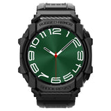 Spigen Samsung Galaxy Watch Ultra -ranneke ja -kotelo Rugged Armor Pro Matte Black