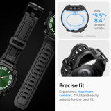 Spigen Samsung Galaxy Watch Ultra -ranneke ja -kotelo Rugged Armor Pro Matte Black