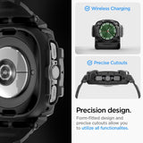 Spigen Samsung Galaxy Watch Ultra -ranneke ja -kotelo Rugged Armor Pro Matte Black