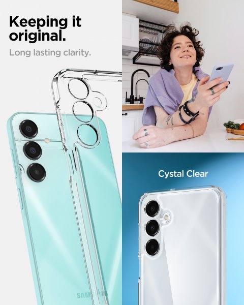 Spigen Samsung Galaxy A16 Ultra Hybrid Crystal Clear -suojakuori