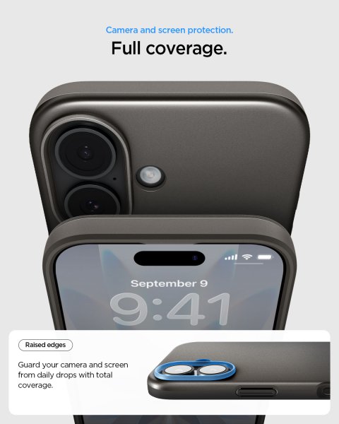 Spigen iPhone 17 -kuori Thin Fit MagFit Gunmetal