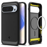 Spigen Google Pixel 10 Pro XL kuori Rugged Armor MagFit Matte Black