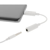 Deltaco Adapteri USB-C–3.5mm Valkoinen