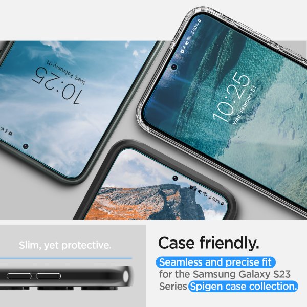 Spigen Samsung Galaxy S23 Näytönsuoja Neo Flex 2-pakkaus