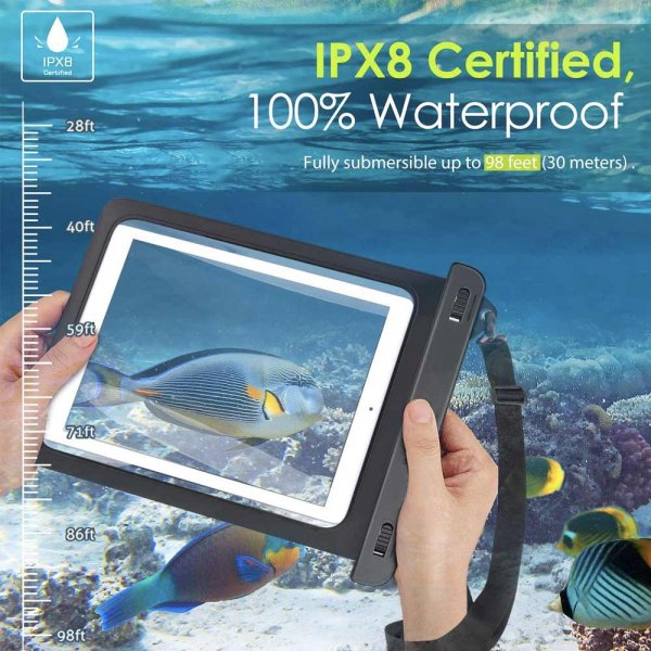 Armor-X IPX8 -vesitiivis kotelo tableteille (maks. 12")