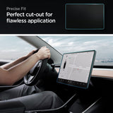 Spigen-näytönsuoja GLAS.tR EZ Fit Anti-Glare Tesla Model Y/Model 3 (2017-2023)