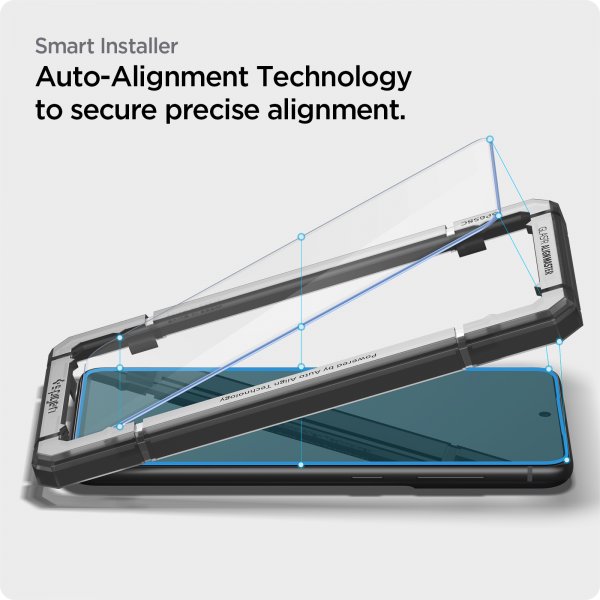 Spigen Samsung Galaxy S21 FE Näytönsuoja GLAS.tR ALIGNmaster 2-pakkaus