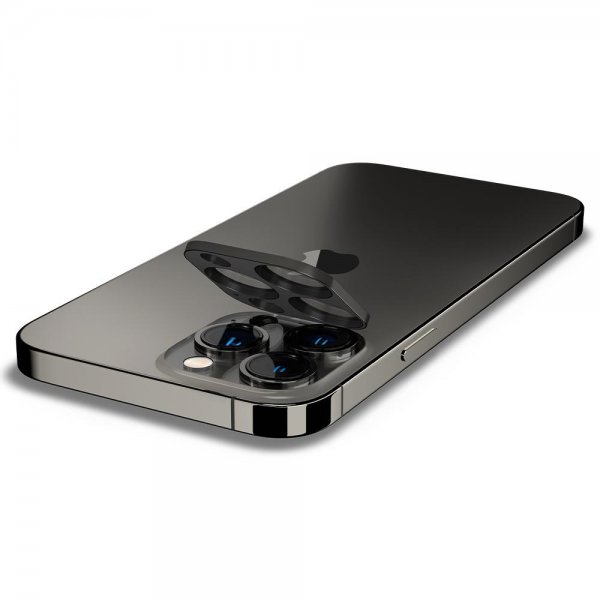 Spigen iPhone 13 Pro/iPhone 13 Pro Max Kameralinssuoja Glas.tR Optik 2-pack Graphite