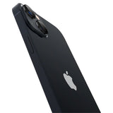 Spigen iPhone 14/15/iPhone 14/15 Plus Kamerasuojus GLAS.tR EZ Fit Optik Pro 2-pakkaus Musta