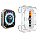Spigen Apple Watch Ultra -näytönsuoja GLAS.tR EZ Fit 2-pakkaus