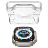 Spigen Apple Watch Ultra -näytönsuoja GLAS.tR EZ Fit 2-pakkaus