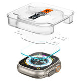 Spigen Apple Watch Ultra -näytönsuoja GLAS.tR EZ Fit 2-pakkaus