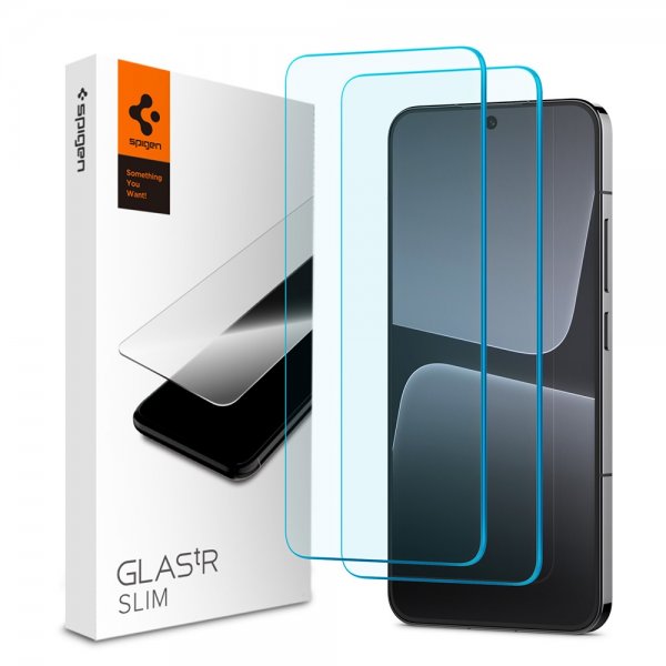 Spigen Xiaomi 13 Näytönsuoja GLAS.tR Slim 2-pakkaus