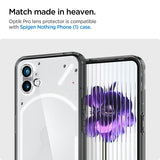 Spigen Nothing Phone (1) Kameran suojalasi GLAS.tR EZ Fit Optik Pro 2-pakkaus hopea