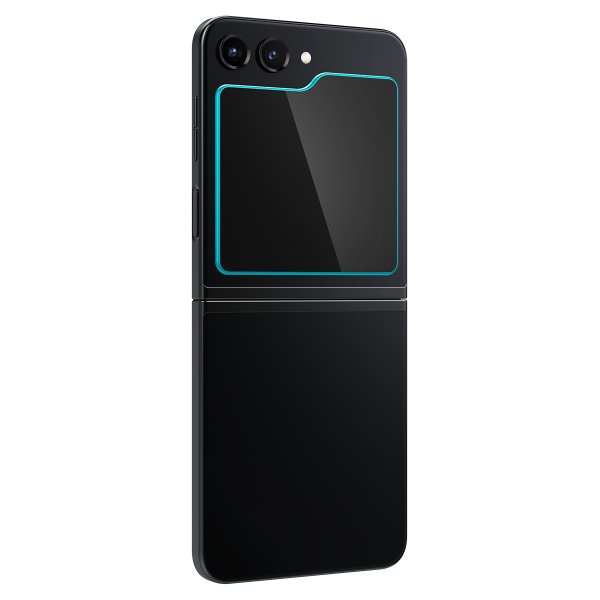 Spigen Samsung Galaxy Z Flip 5 Näytönsuoja GLAS.tR EZ Fit 2-pakkaus