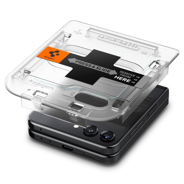 Spigen Samsung Galaxy Z Flip 5 Näytönsuoja GLAS.tR EZ Fit 2-pakkaus