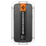 Spigen iPhone 15 Pro Max Näytönsuoja GLAS.tR EZ Fit FC Musta 2 kpl:n pakkaus