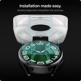 Spigen Samsung Galaxy Watch 6 Classic 47mm näytönsuoja GLAS.tR EZ Fit 2-pakkaus