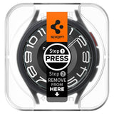 Spigen Samsung Galaxy Watch 6 Classic 43mm -näytönsuoja GLAS.tR EZ Fit 2 kpl