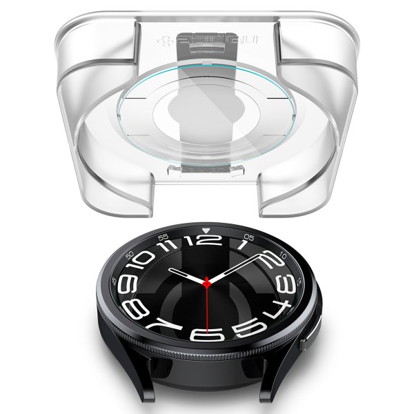 Spigen Samsung Galaxy Watch 6 Classic 43mm -näytönsuoja GLAS.tR EZ Fit 2 kpl