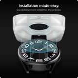 Spigen Samsung Galaxy Watch 6 Classic 43mm -näytönsuoja GLAS.tR EZ Fit 2 kpl