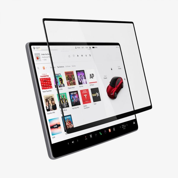 Spigen Näytönsuoja GLAS.tR EZ FIT Anti-Glare Tesla Model 3 (2024)