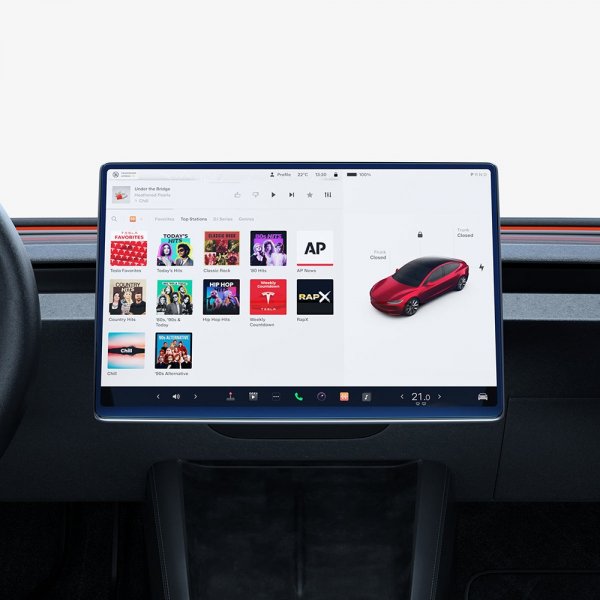 Spigen Näytönsuoja GLAS.tR EZ FIT Anti-Glare Tesla Model 3 (2024)