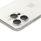 Spigen iPhone 15 Pro/iPhone 15 Pro Max kameransuoja GLAS.tR EZ Fit Optik Pro 2-pakkaus White Titanium