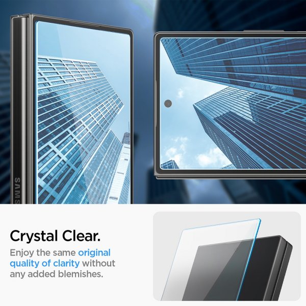 Spigen Samsung Galaxy Z Fold 6 Näytönsuoja GLAS.tR EZ Fit 2-pakkaus